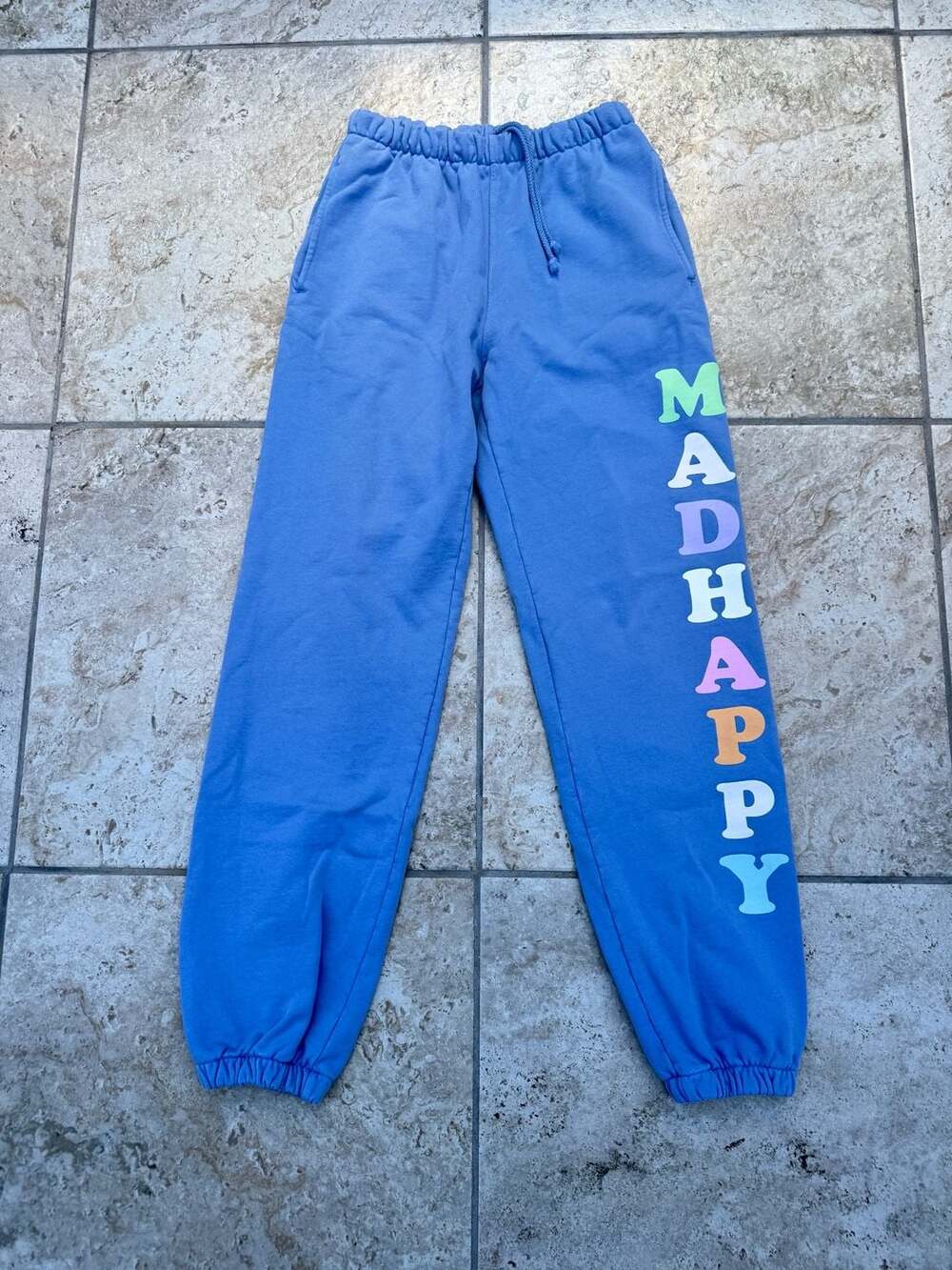 Madhappy Sweatpants Size S Blue Pastels French Terry